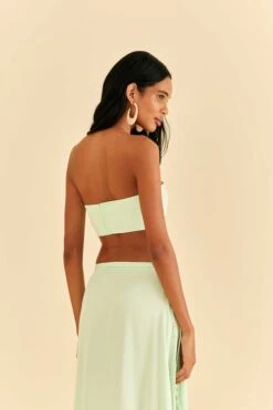 Farm Rio Mint Sleeveless Crop Top -Farm Rio 316420 04