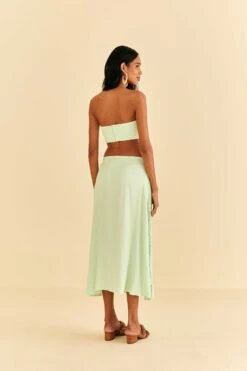 Farm Rio Mint Midi Skirt -Farm Rio 316421 03