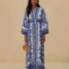 Off-White Flora Tapestry Lenzing™ Ecovero™ Euroflax™ Maxi Dress