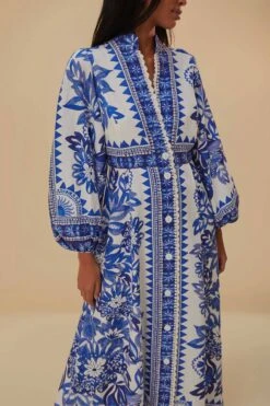 Off-White Flora Tapestry Lenzing™ Ecovero™ Euroflax™ Maxi Dress -Farm Rio 317919 05 429b3e9e 771c 4c86 b911 6eb435dfa857