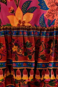 Farm Rio Pink Tropical Tapestry Mini Skirt -Farm Rio 318099 05