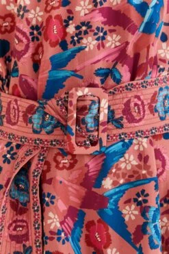 Farm Rio Blush Floral Birds Mini Dress -Farm Rio 318135 06