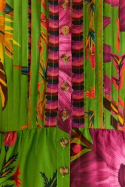 Farm Rio Maxi Flowers Organic Cotton Maxi Dress -Farm Rio 318179 05