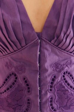 Farm Rio Purple Cropped Blouse 7 Farm Rio Purple Cropped Blouse -Farm Rio 318180 04