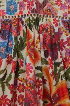 Farm Rio Off-White Tropical Yard Blouse -Farm Rio 320269 06