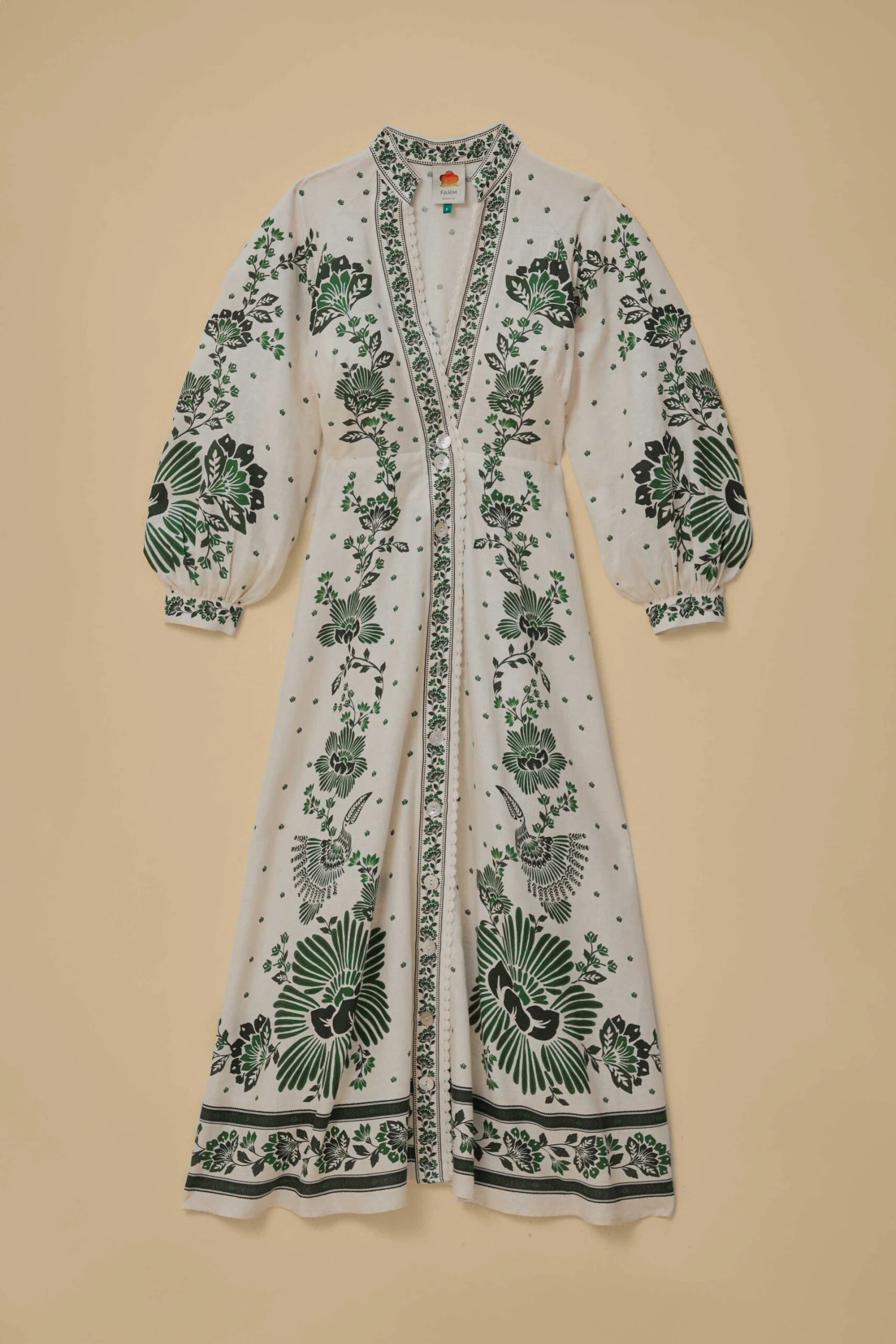 Forest Soul Off-White Maxi Dress 8 Forest Soul Off-White Maxi Dress - Image 8