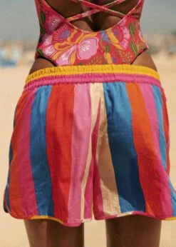 Farm Rio Carioca Stripes Multicolor Kurt Shorts -Farm Rio 321459 05