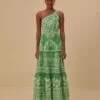 Green Sweet Garden Maxi Dress