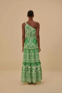 Green Sweet Garden Maxi Dress -Farm Rio 327193 04