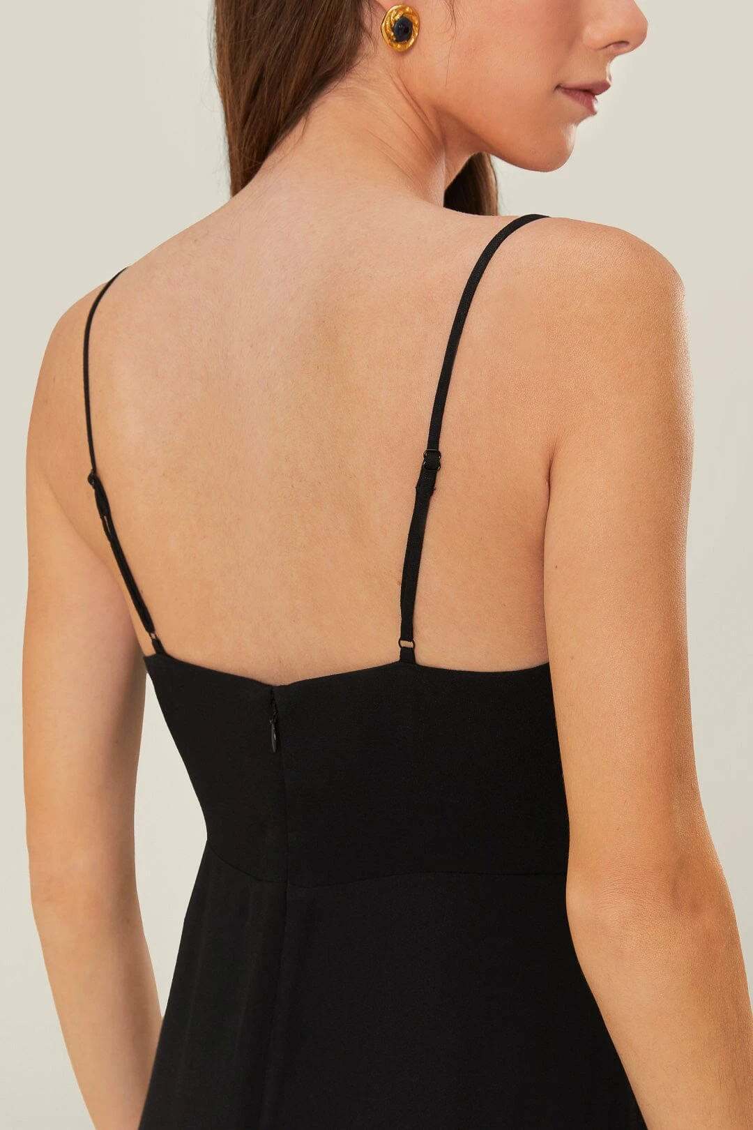 Black Flowered Bust Midi Dress 5 Black Flowered Bust Midi Dress - Image 5