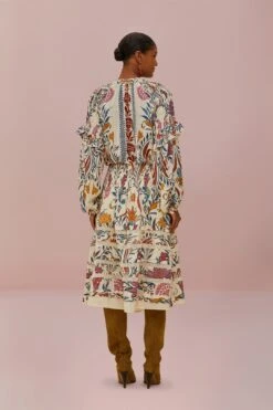 Cream Romantic Lightness Midi Skirt 8 Cream Romantic Lightness Midi Skirt -Farm Rio 328657 04 d720c989 0ca4 47cc 90b8 a9ab85a9048e