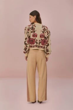 Bicolor High Waist Pants -Farm Rio 328668 04