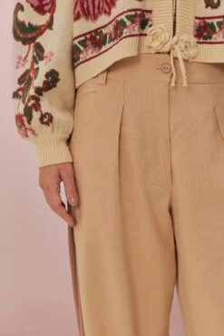 Bicolor High Waist Pants -Farm Rio 328668 05