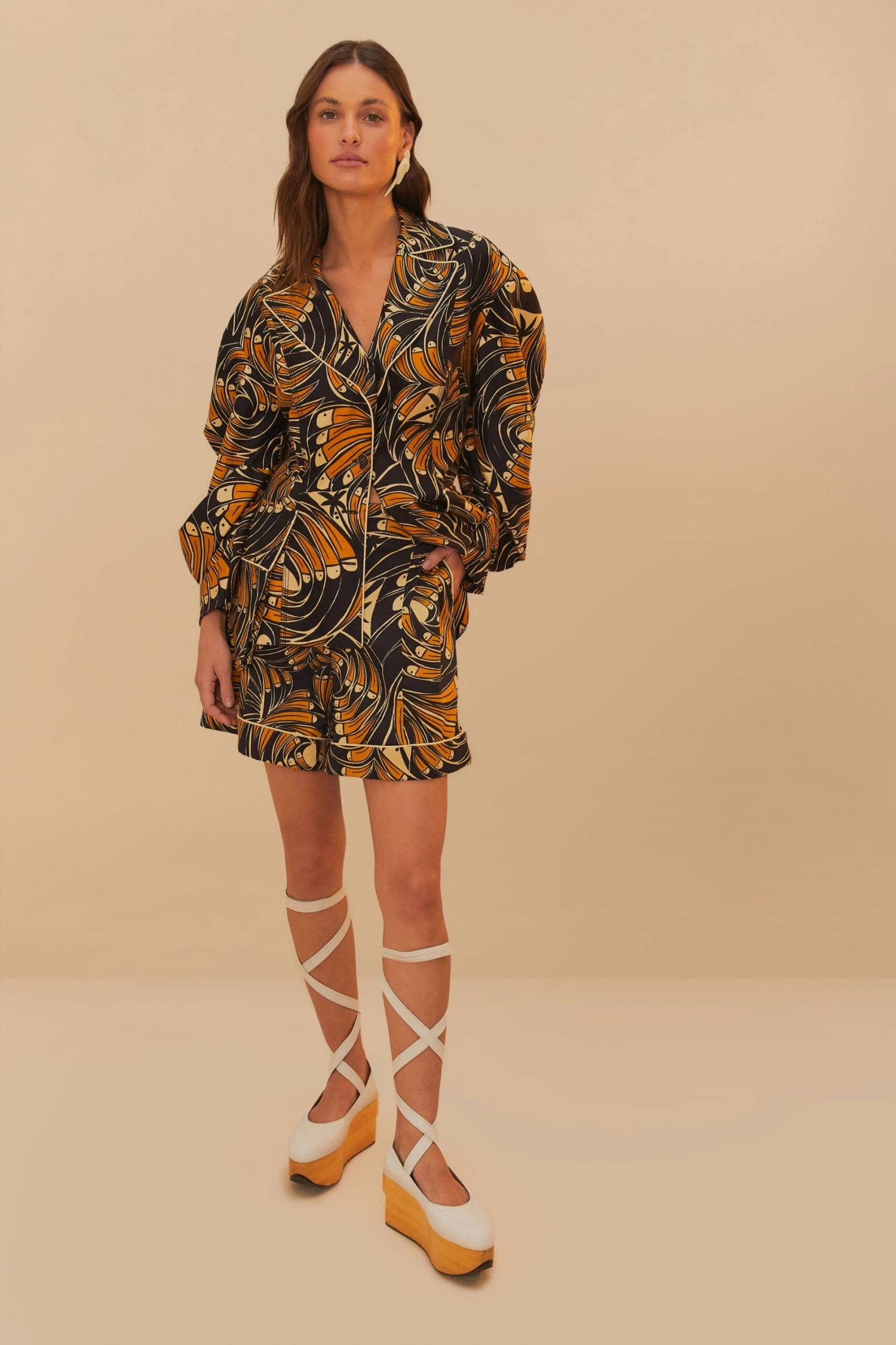 BlackToucan Spirals Shorts 1 BlackToucan Spirals Shorts