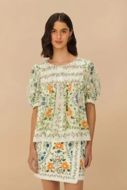 Off-White Folk Floral Mini Skirt 7 Off-White Folk Floral Mini Skirt -Farm Rio 332714 03 f2e42da8 7457 4958 adc1 9ac7c1b2de42