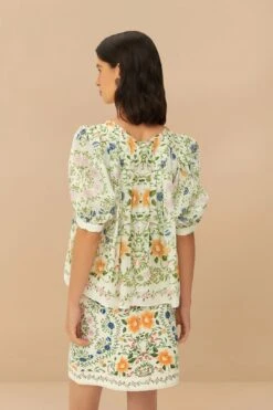 Off-White Folk Floral Mini Skirt 8 Off-White Folk Floral Mini Skirt -Farm Rio 332714 04 906df08e 0e6c 434b 9697 768cd009e8cc