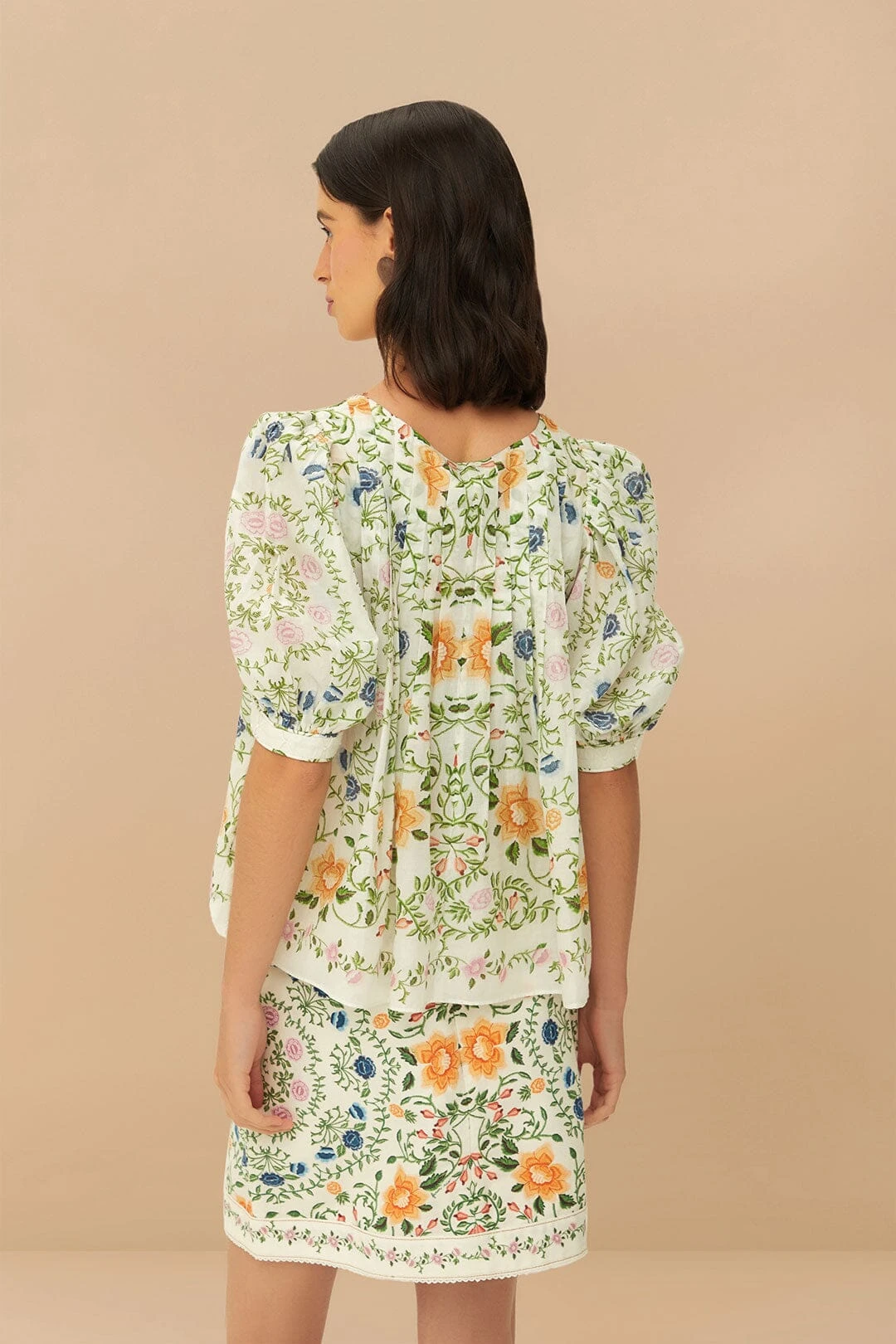 Off-White Folk Floral Mini Skirt 4 Off-White Folk Floral Mini Skirt - Image 4