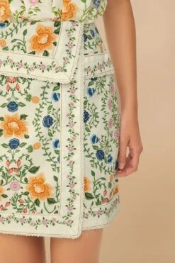 Off-White Folk Floral Mini Skirt 9 Off-White Folk Floral Mini Skirt -Farm Rio 332714 05 15500a63 ac77 4da8 aebd 33cd31e60797