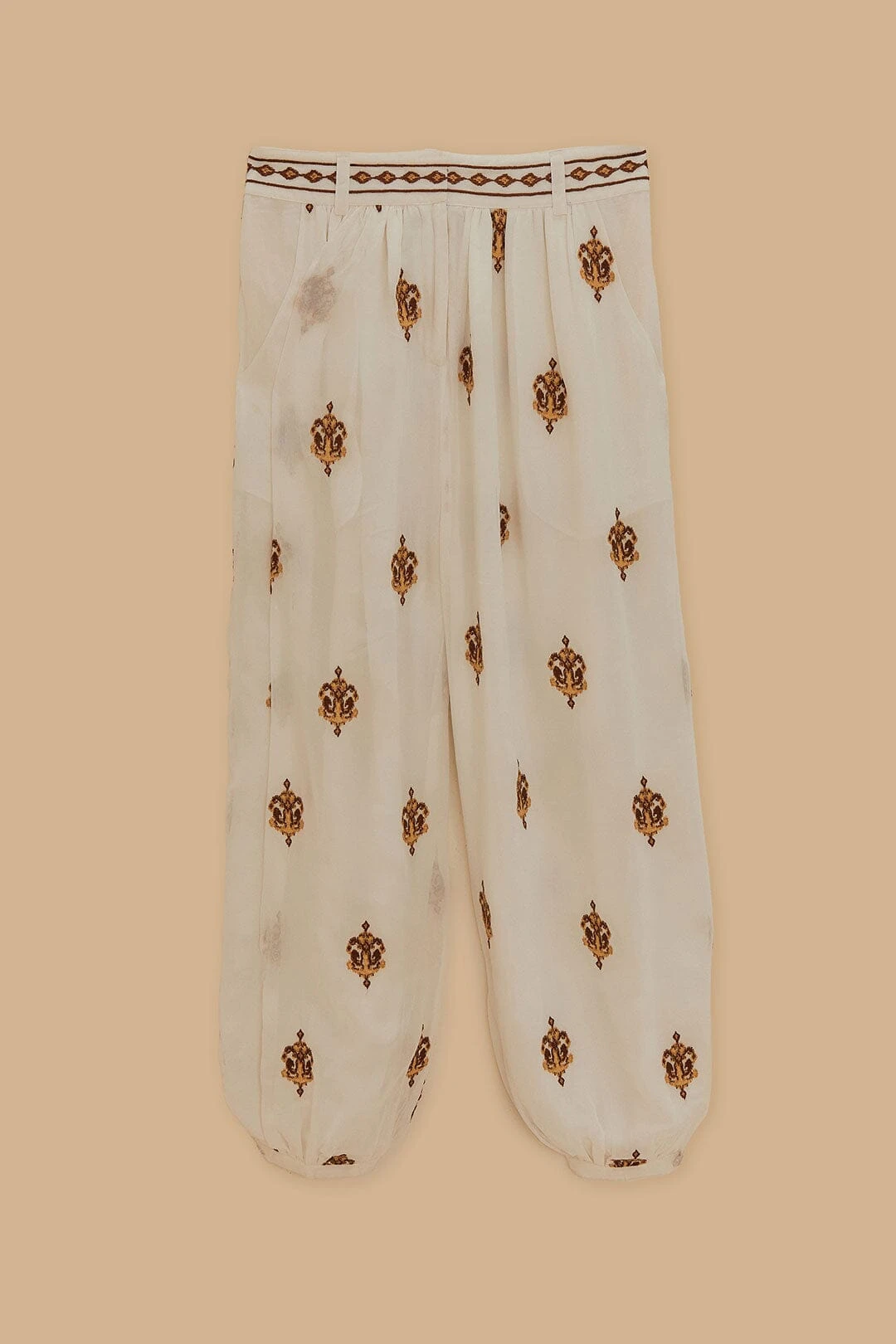 Off-White Anchor Tapestry Embroidered Pants 7 Off-White Anchor Tapestry Embroidered Pants - Image 7