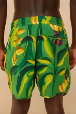 Green Banana Aquarela LENZING™ ECOVERO™ Viscose Shorts -Farm Rio 332997 05