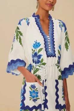 Off-White Tropicance Tunic LENZING™ ECOVERO™ Euroflax™ Midi Dress -Farm Rio 335866 03 d40cefea 6354 449e b278 96d906e209e4