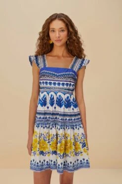 Off-White Zuli Organic Cotton Mini Dress