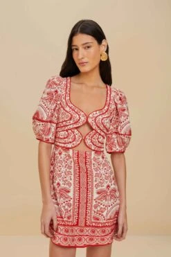 Red River Ride LENZING™ ECOVERO™ Euroflax™ Mini Dress