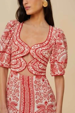 Red River Ride LENZING™ ECOVERO™ Euroflax™ Mini Dress -Farm Rio 335977 03