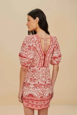 Red River Ride LENZING™ ECOVERO™ Euroflax™ Mini Dress -Farm Rio 335977 04