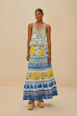 Off-White Zuli Low Rise Maxi Skirt