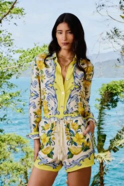 Off-White Sicily Scarf LENZING™ ECOVERO™ Euroflax™ Shorts