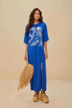 Blue Rio Organic Cotton Maxi Dress