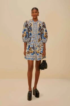 Sand Nature Land Organic Cotton Mini Dress