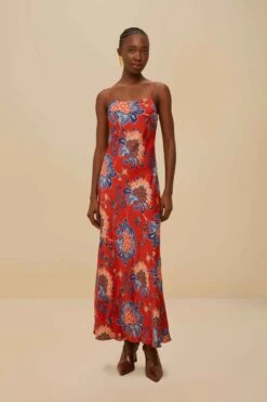 Red Luang LENZING™ Maxi Dress