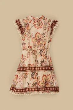Sand Aura Floral Mini Dress 7 Sand Aura Floral Mini Dress -Farm Rio 336537 04