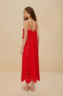 Red Flowers Richelieu LENZING™ ECOVERO™ Euroflax™ Maxi Dress 7 Red Flowers Richelieu LENZING™ ECOVERO™ Euroflax™ Maxi Dress -Farm Rio 336561 04 340dda34 9799 4f25 8439 0272900b036a