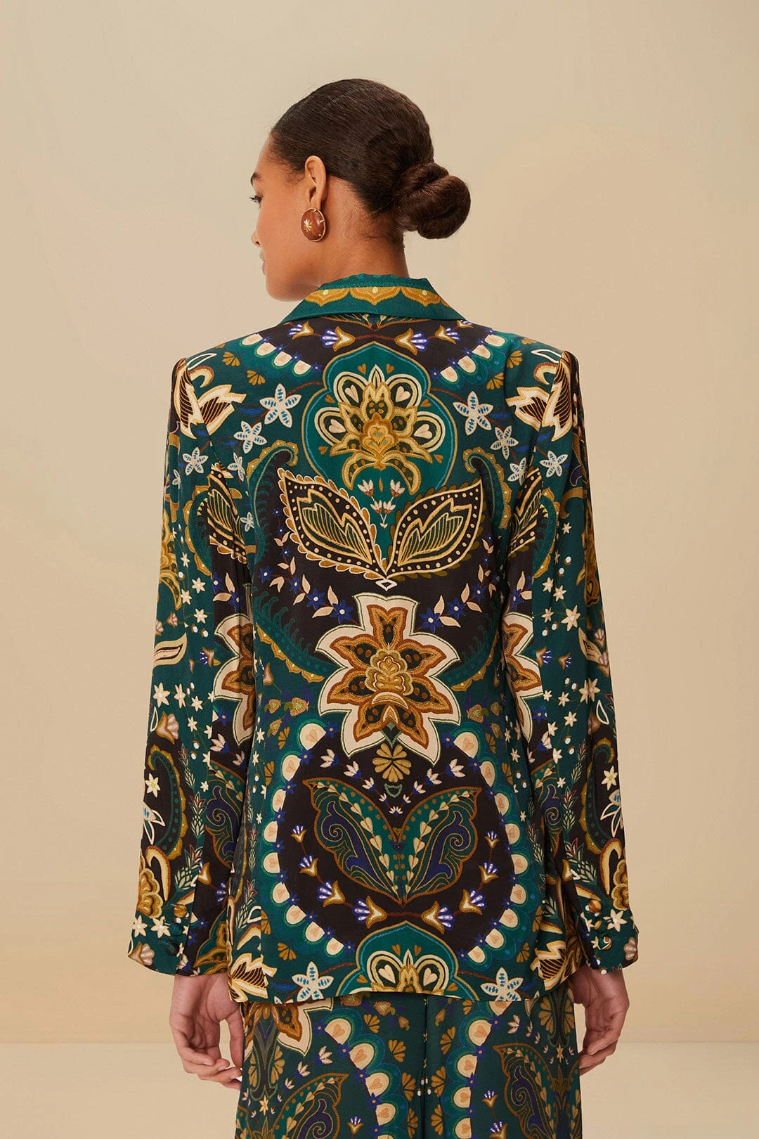 Black Jaipur LENZING™ ECOVERO™ Viscose Blazer 3 Black Jaipur LENZING™ ECOVERO™ Viscose Blazer - Image 3