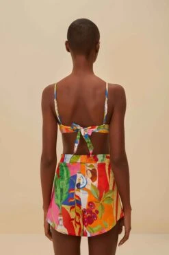 Multicolor Summer Picnic Shorts -Farm Rio 336747 03