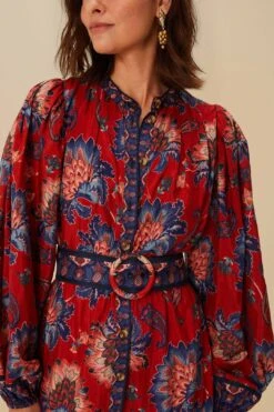 Red Luang Mini Dress 12 Red Luang Mini Dress -Farm Rio 336927 03