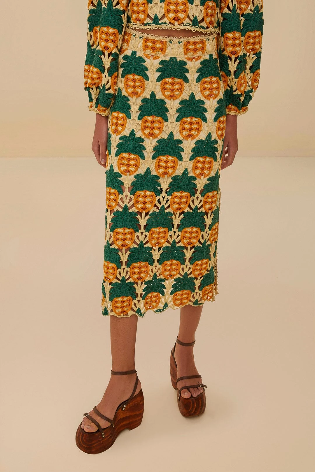 Sand Pineapple Crochet Skirt 2 Sand Pineapple Crochet Skirt - Image 2