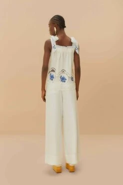 Off-White Euroflax™ Premium Linen High Waisted Pants 7 Off-White Euroflax™ Premium Linen High Waisted Pants -Farm Rio 337205 04 236dfda3 0467 4228 a9c2 6bf540051eab