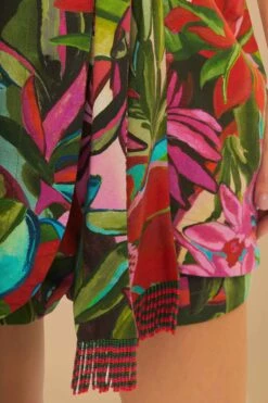 Multicolor Jardin De Reve Shorts 7 Multicolor Jardin De Reve Shorts -Farm Rio 338613 05