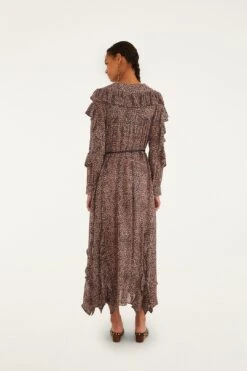 Farm Rio Pink Baby Leopard Long Sleeve Angled Frill Maxi Dress 5 Farm Rio Pink Baby Leopard Long Sleeve Angled Frill Maxi Dress -Farm Rio 339795 03 51c827b6 4160 429e 8532 374fa2378cab