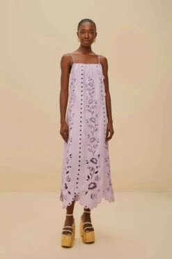 Lilac Richelieu LENZING™ ECOVERO™ Euroflax™ Maxi Dress