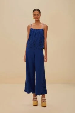 Blue Richelieu LENZING™ ECOVERO™ Euroflax™ Pants