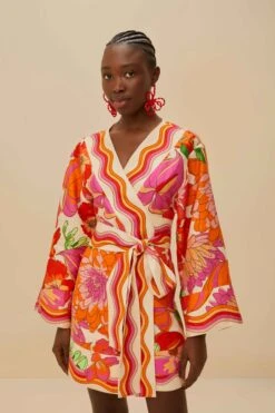 Beige Spring Affair Euroflax™ Premium Linen Mini Dress