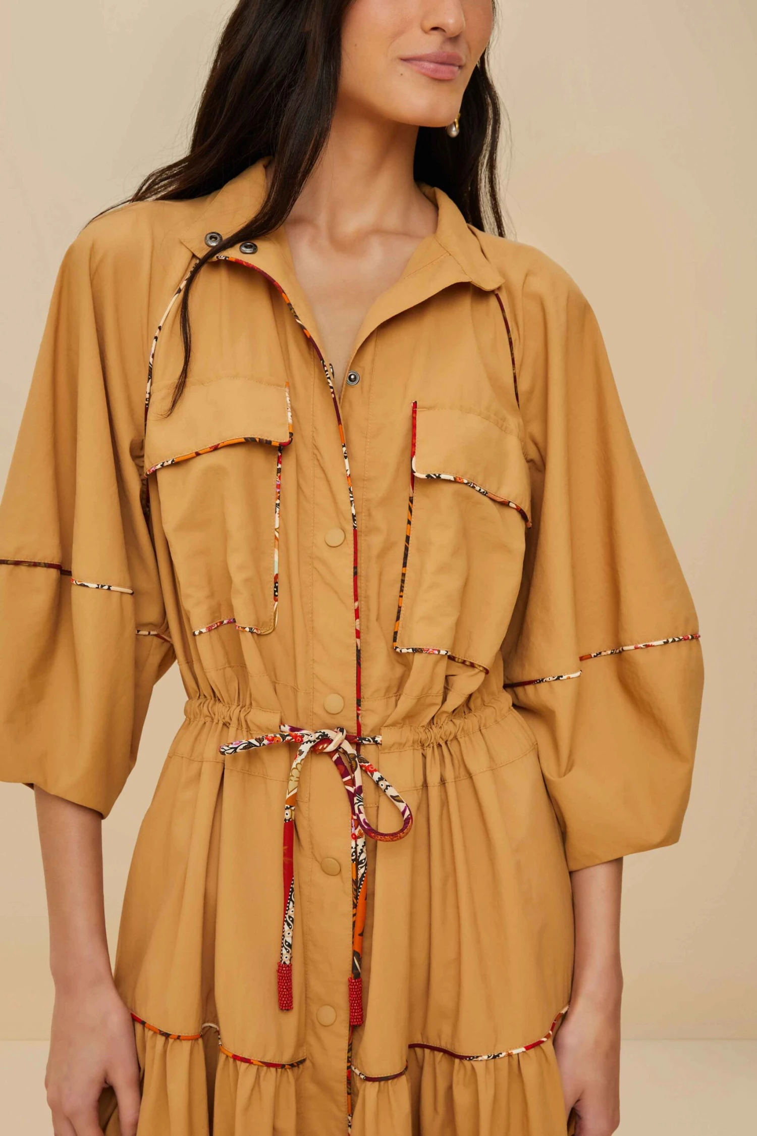 Caramel Chemise Midi Dress 3 Caramel Chemise Midi Dress - Image 3