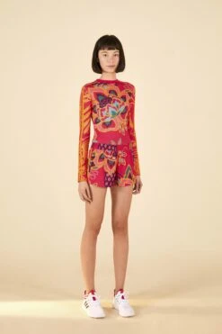 Farm Rio ADIDAS FARM Bodysuit Vivid Berry 7 Farm Rio ADIDAS FARM Bodysuit Vivid Berry -Farm Rio HI5231 03