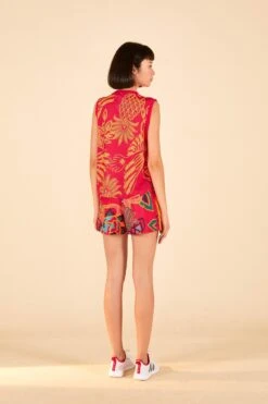 Farm Rio ADIDAS FARM Tank Top Vivid Berry -Farm Rio HL6082 02