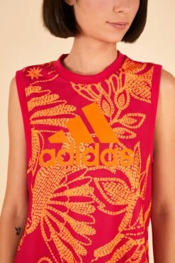 Farm Rio ADIDAS FARM Tank Top Vivid Berry -Farm Rio HL6082 03